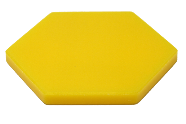 UHMW Colored Virgin Bright Yellow